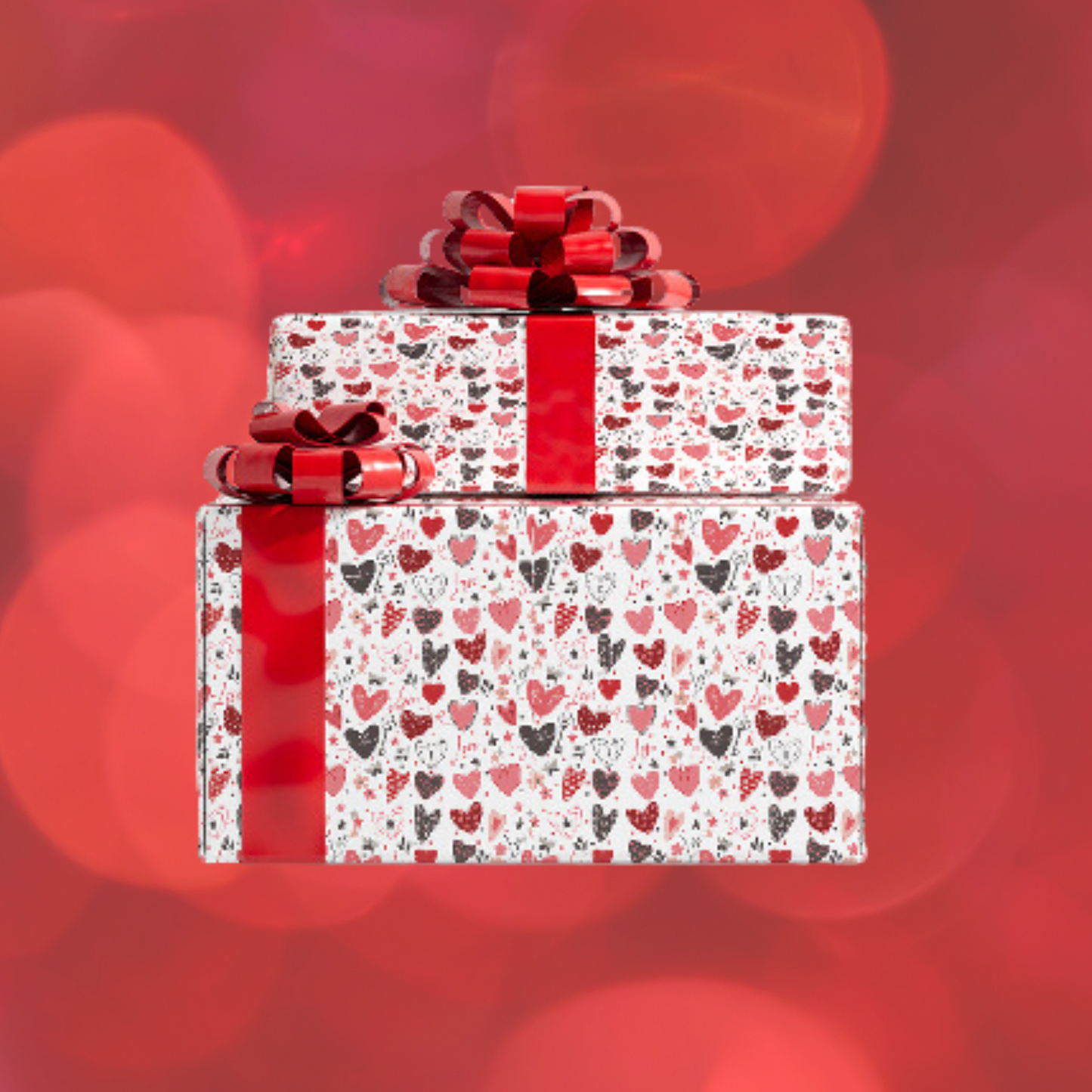 Keys to My Heart Valentine Wrapping Paper – 5 Sheets